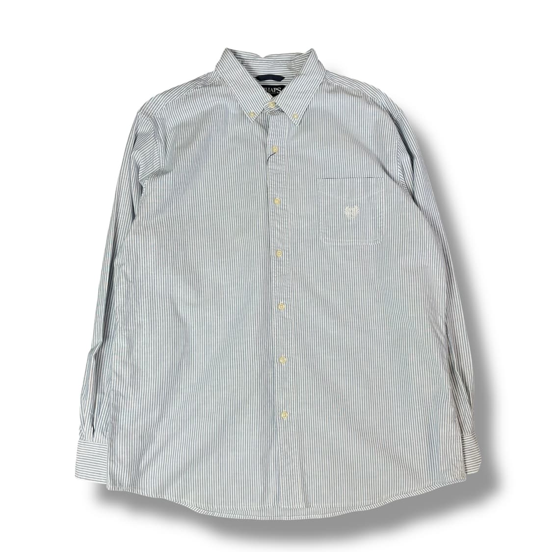 CHAPS 미니 자수로고 클래식 핏 스트레치 옥스퍼드 셔츠 XL 상품이미지1
