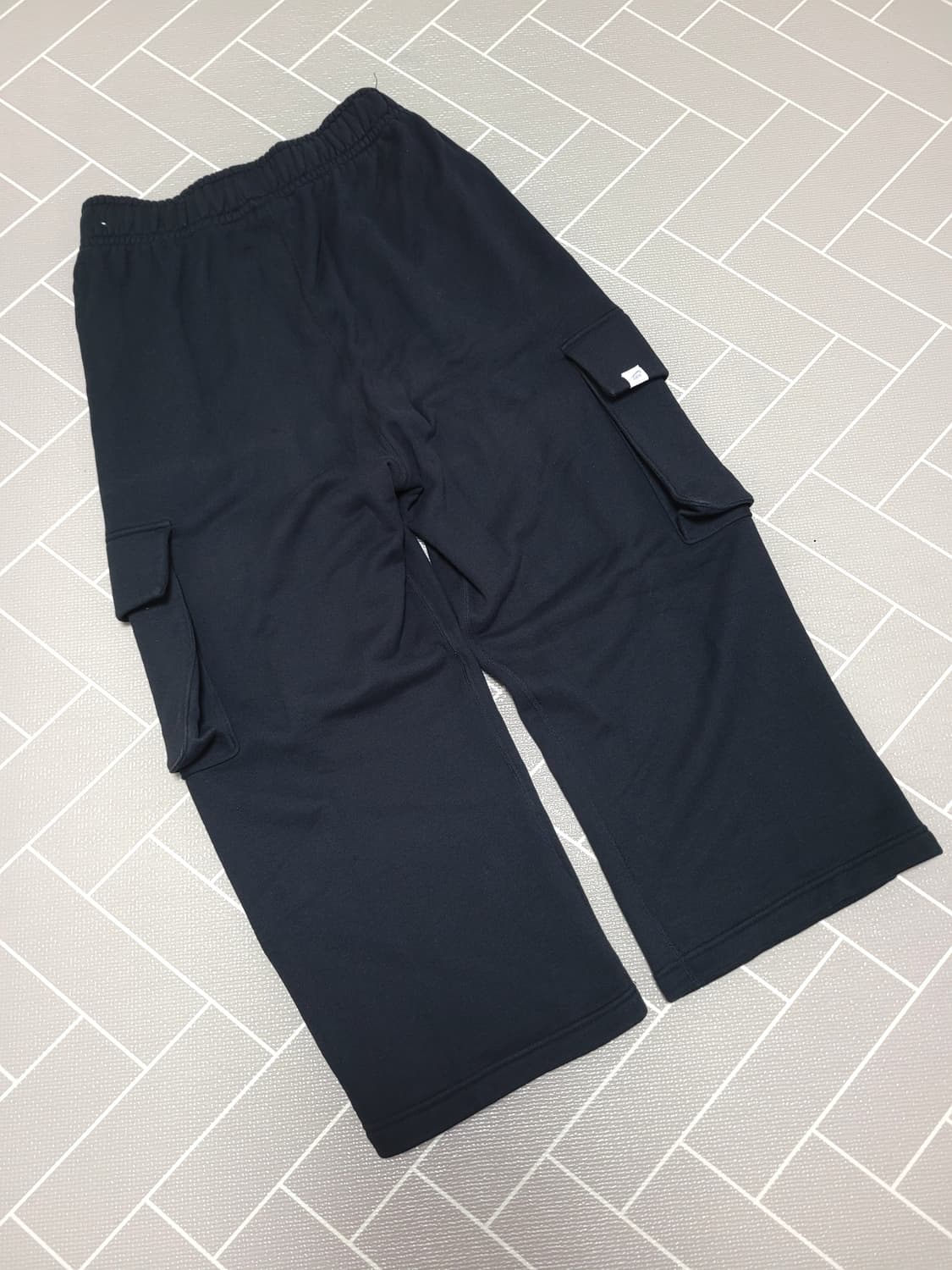 나이키 로우라이즈 오버사이즈 프렌치 오픈 헴 테리 팬츠 M 상품이미지2