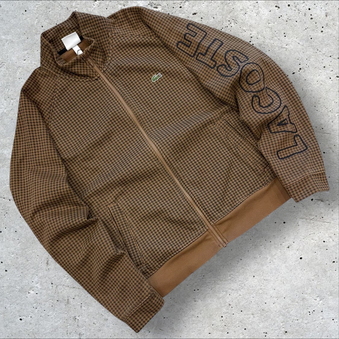 [XL] 20FW 라코스테 하운드투스 패턴 집업 자켓 B373 상품이미지1