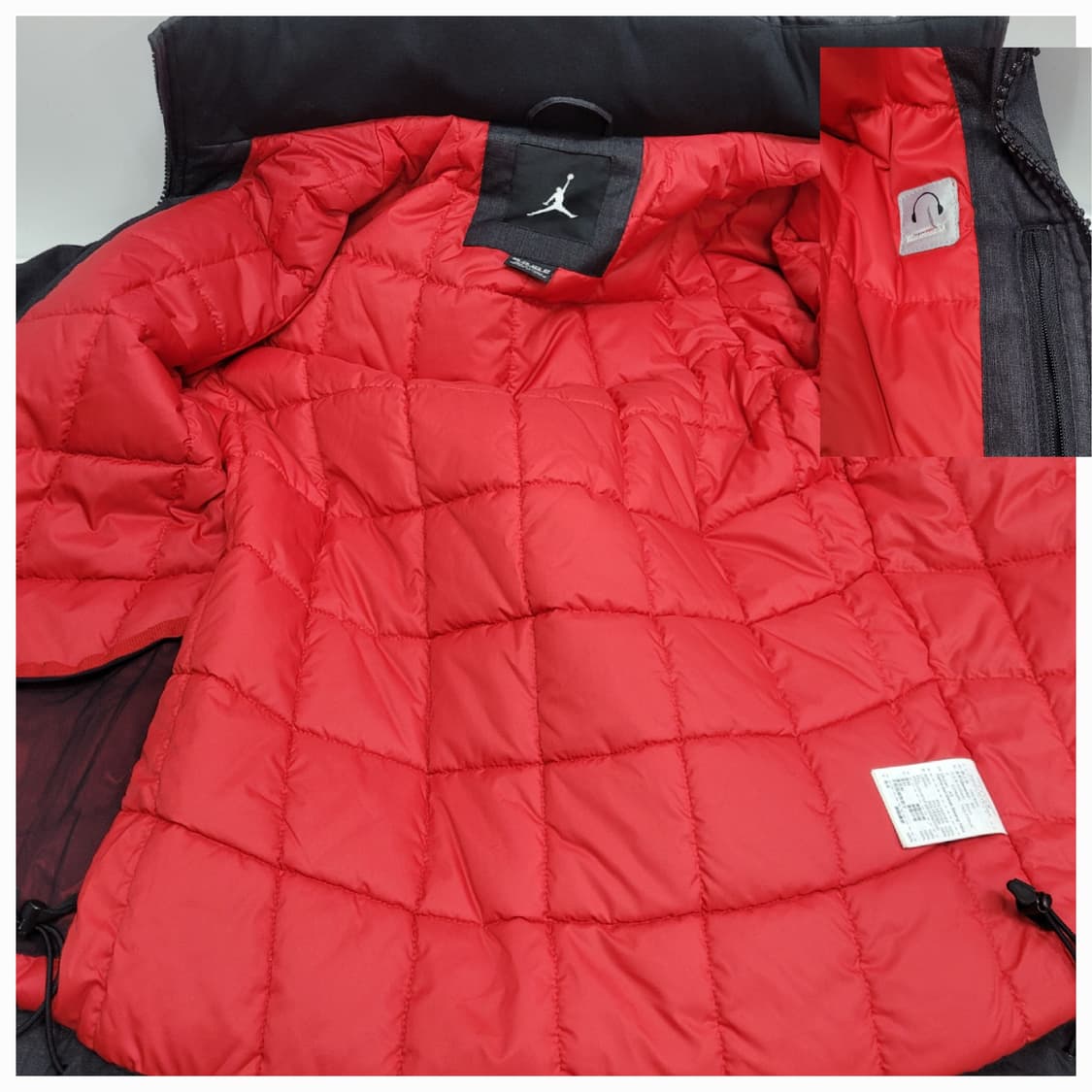 NIKE 나이키 조던 라이프스타일 패딩 자켓 / 남 90 차콜 상품이미지7