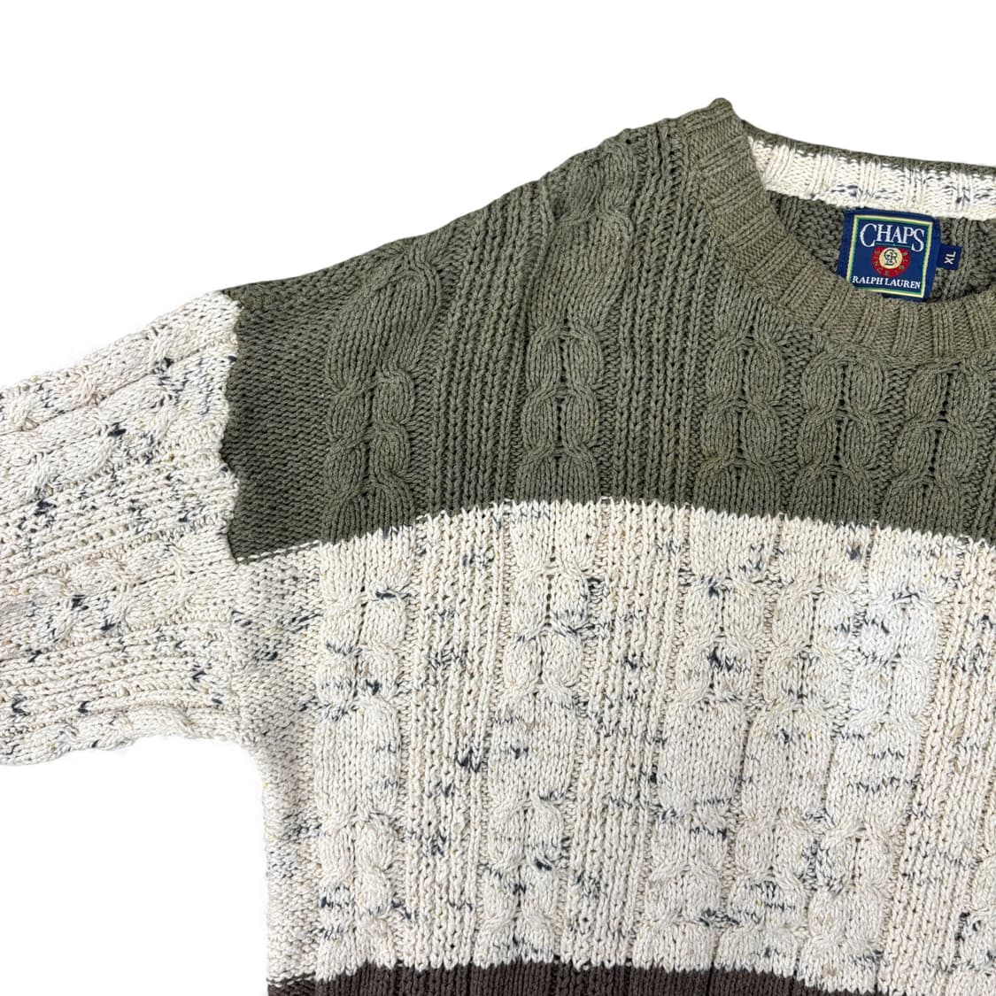 90's 챕스 랄프로렌 케이블 스웨터 상품이미지3