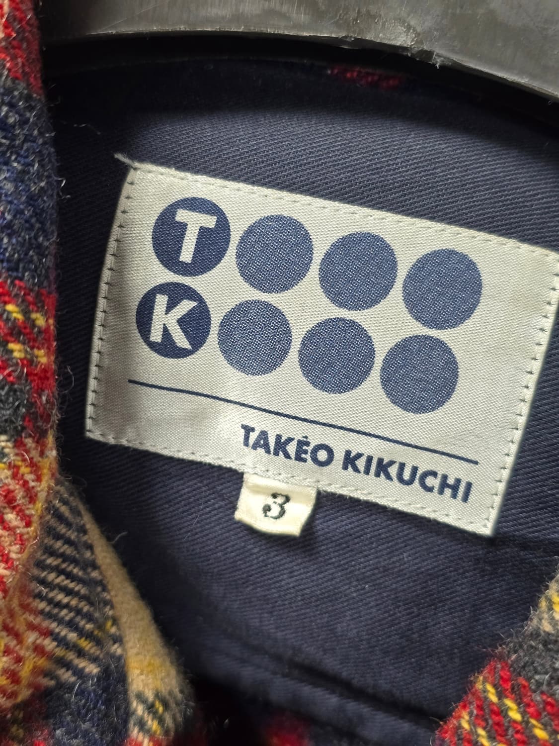 타케오키쿠치 멀티체크패턴 셔츠 105사이즈 상품이미지6