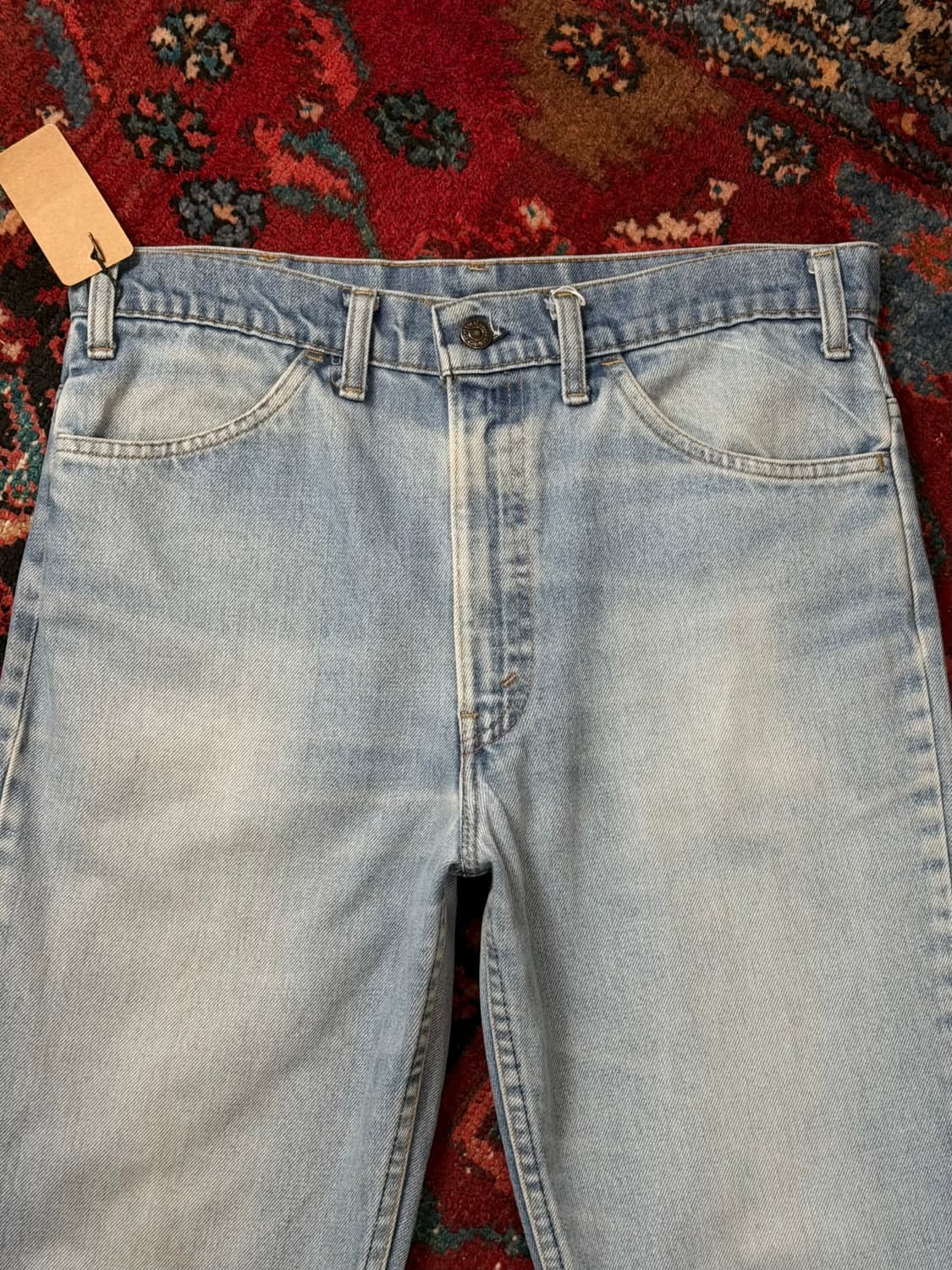 70's USA Made 빈티지 리바이스 646 벨바텀 부츠컷 오렌지탭 상품이미지5