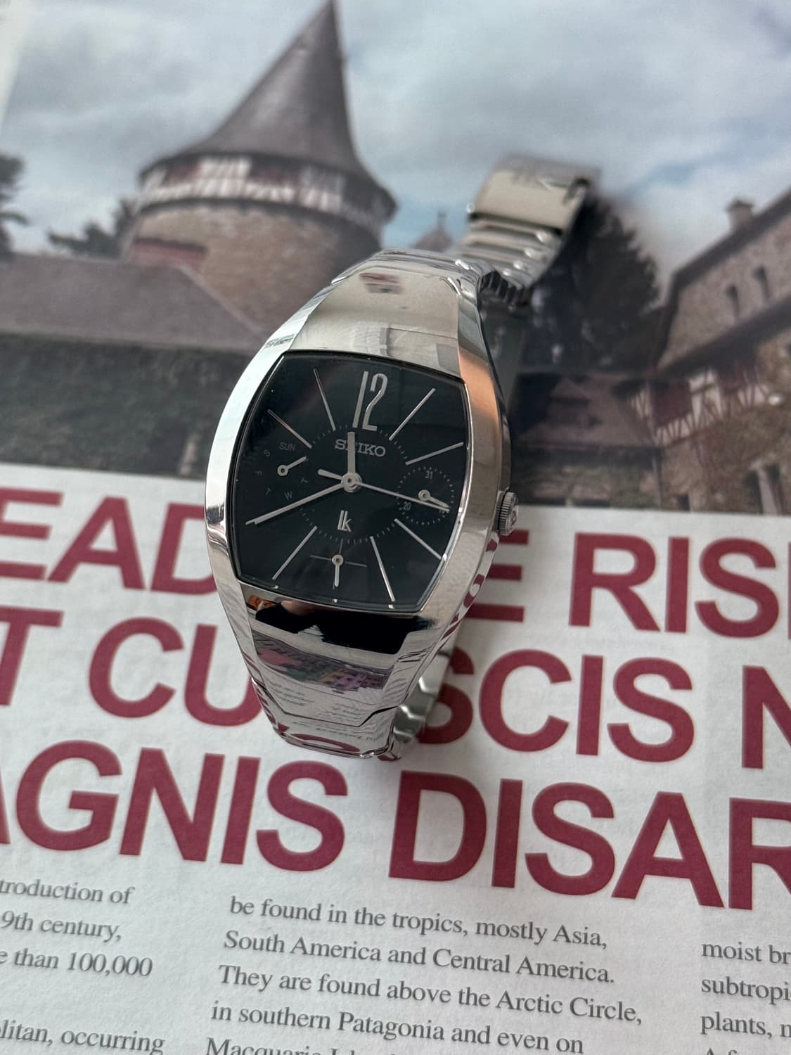 세이코 Seiko LUKIA 토노 멀티펑션 블랙 상품이미지1