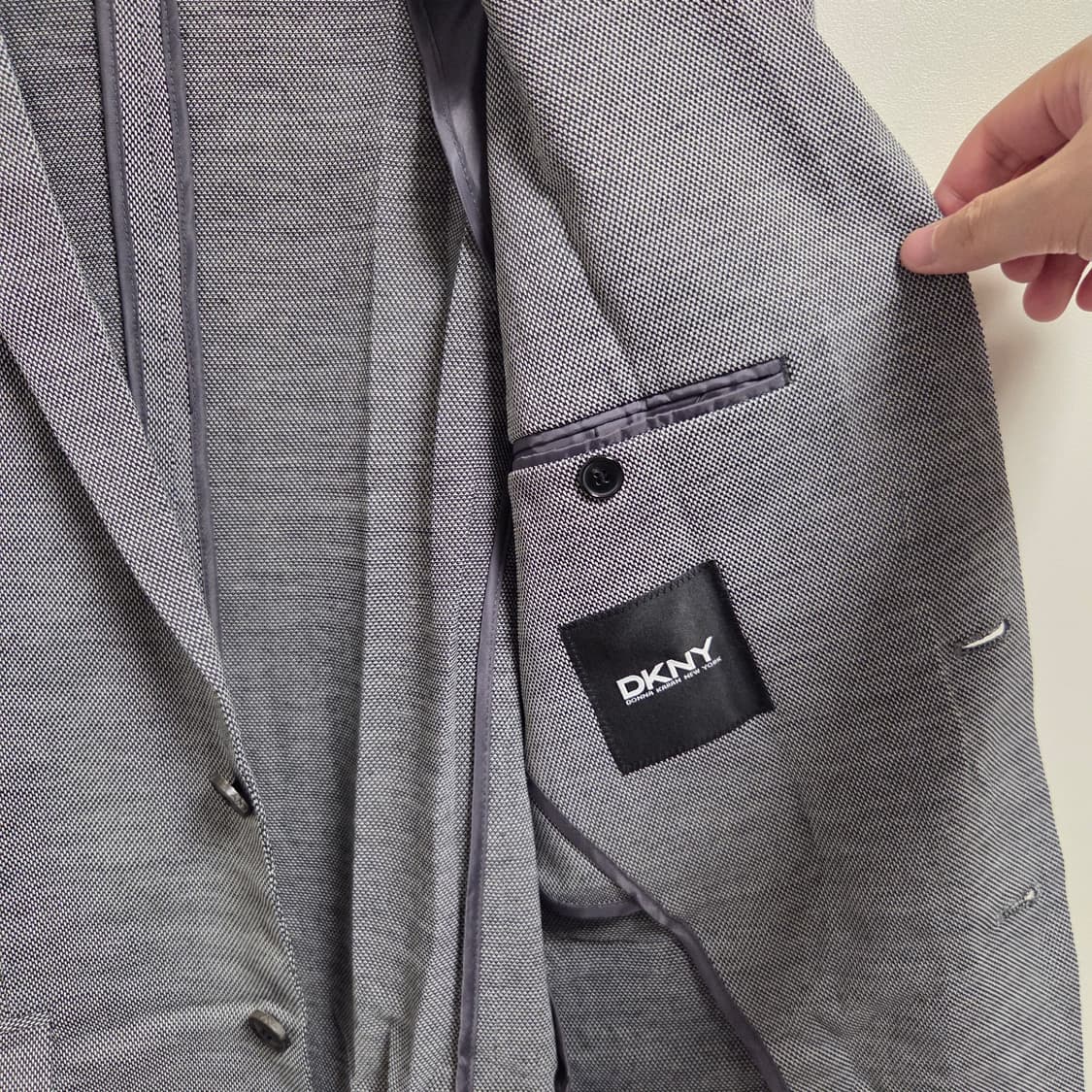 DKNY 여성 명품 린넨 블레이저 자켓 S-M 상품이미지4