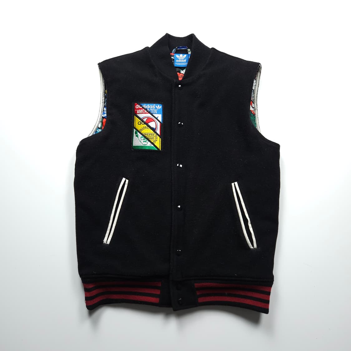 아디다스 아디컬러 트레포일 빅로고 바시티 점퍼 베스트 (L) 상품이미지2