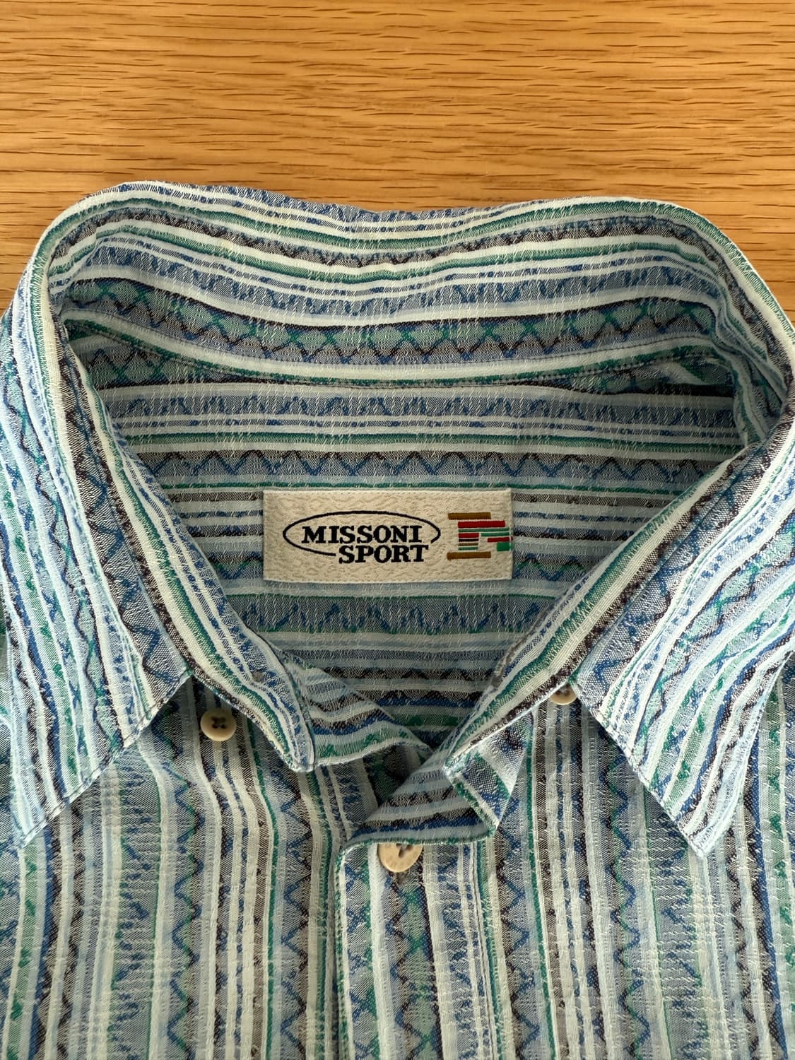 올드 미쏘니 스포츠(MISSONI SPORT) 반팔 셔츠 상품이미지6