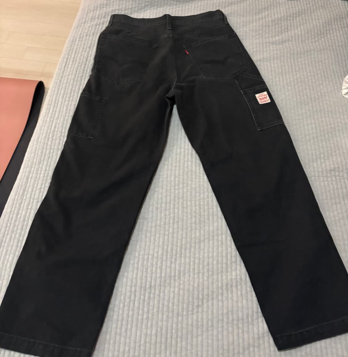 [32x30] 리바이스 568 더블니 카펜더 워크팬츠 블랙 상품이미지1