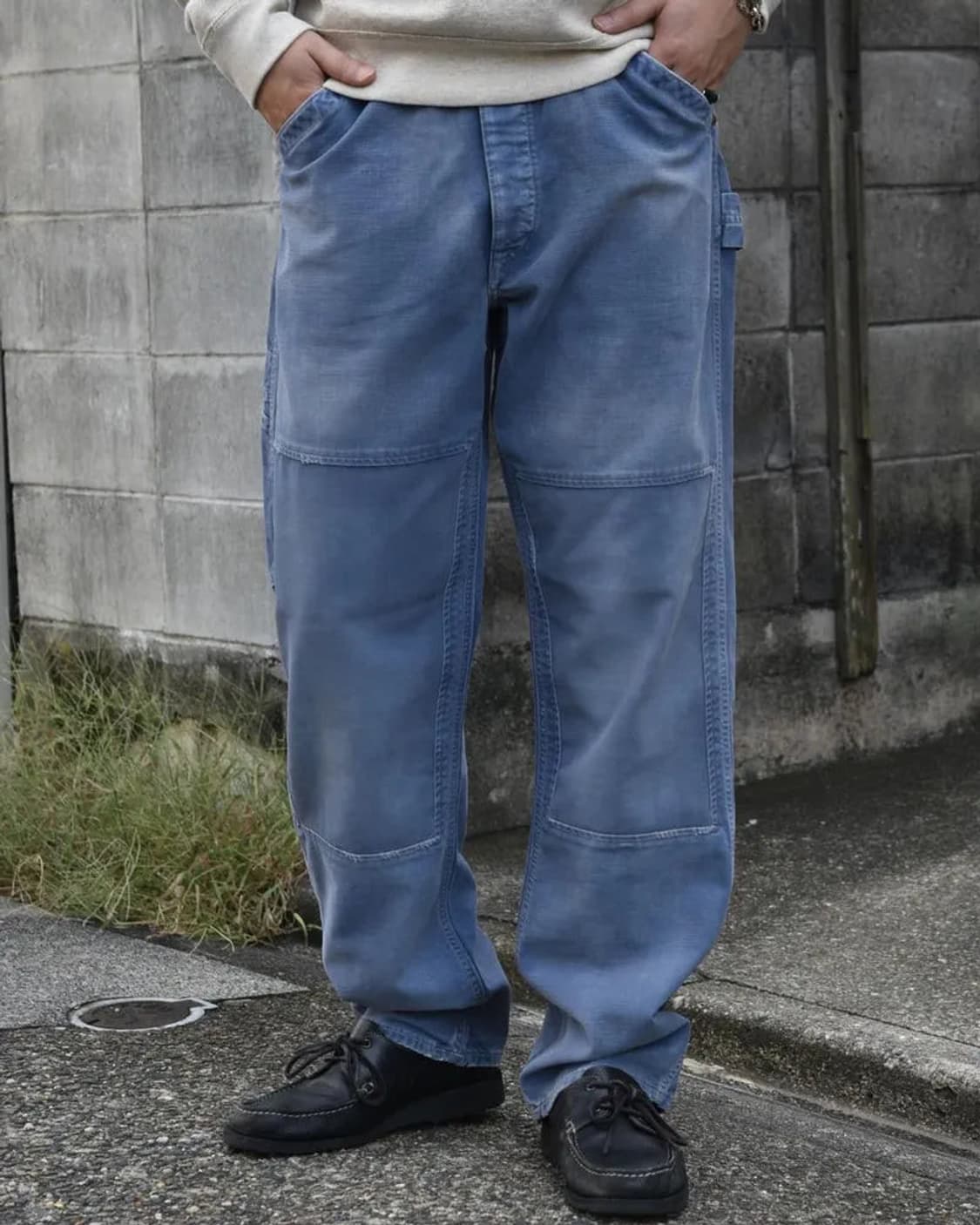 RRL 더블알엘 엔지니어핏 카펜터 팬츠 블루 상품이미지2