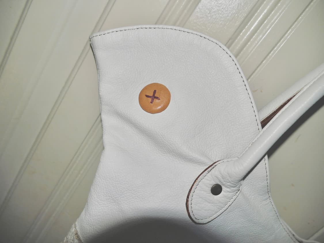 Leather bird tote bag 상품이미지4