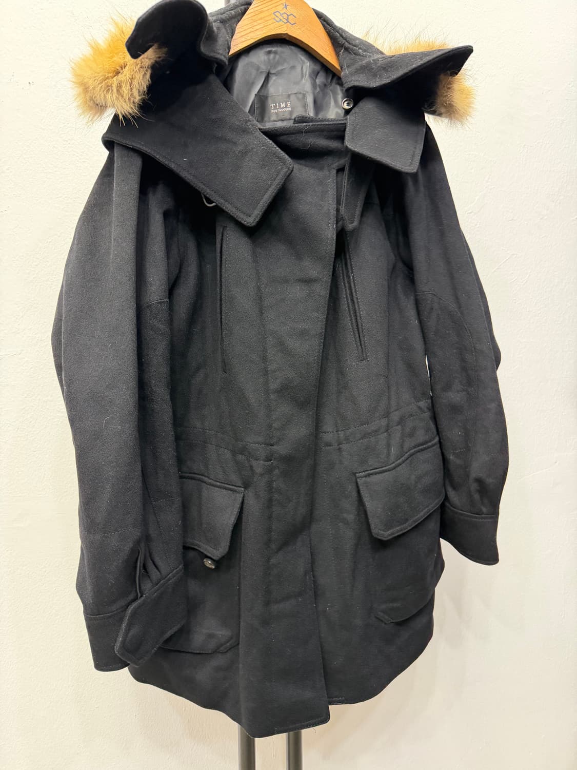 정품) TIME 타임 한섬 후드퍼 코트 82 상품이미지2