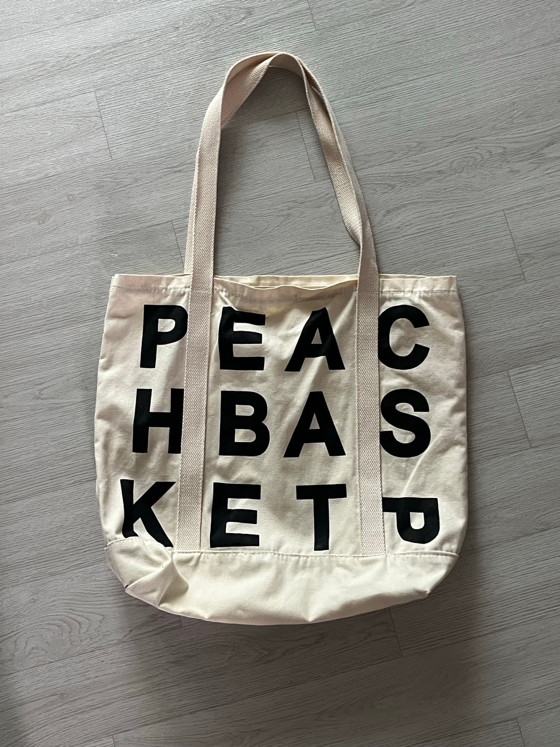 피치바스켓마켓 에코백 상품이미지3