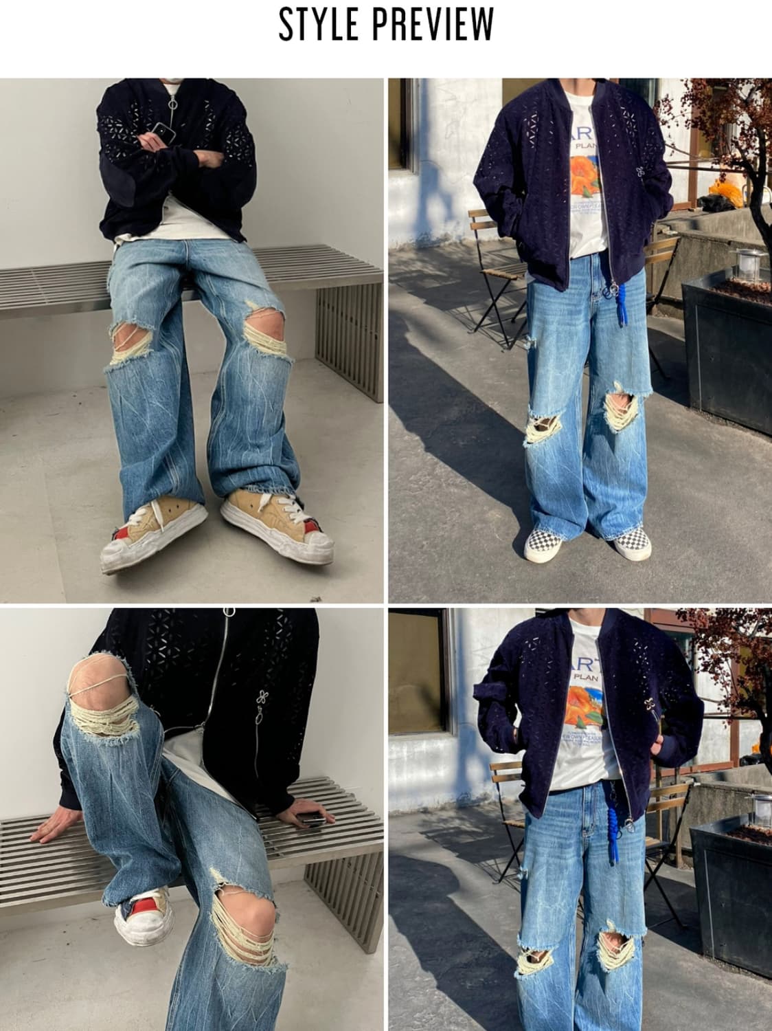 (중고/50) 마틴플랜 web wide denim m/blue 50사이즈 상품이미지3