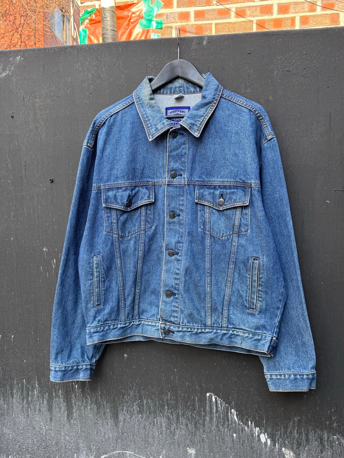 90s 하드락카페 나이아가라 폴스 워싱 데님 트러커자켓  상품이미지4