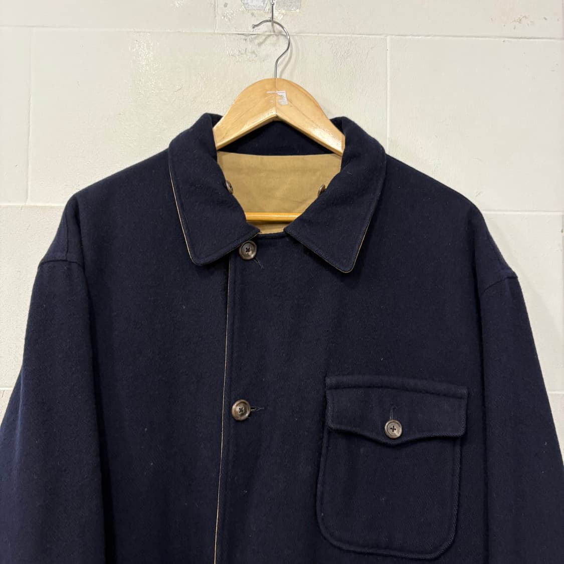 90's 폴로랄프로렌 리버시블 울 워크 자켓 상품이미지2