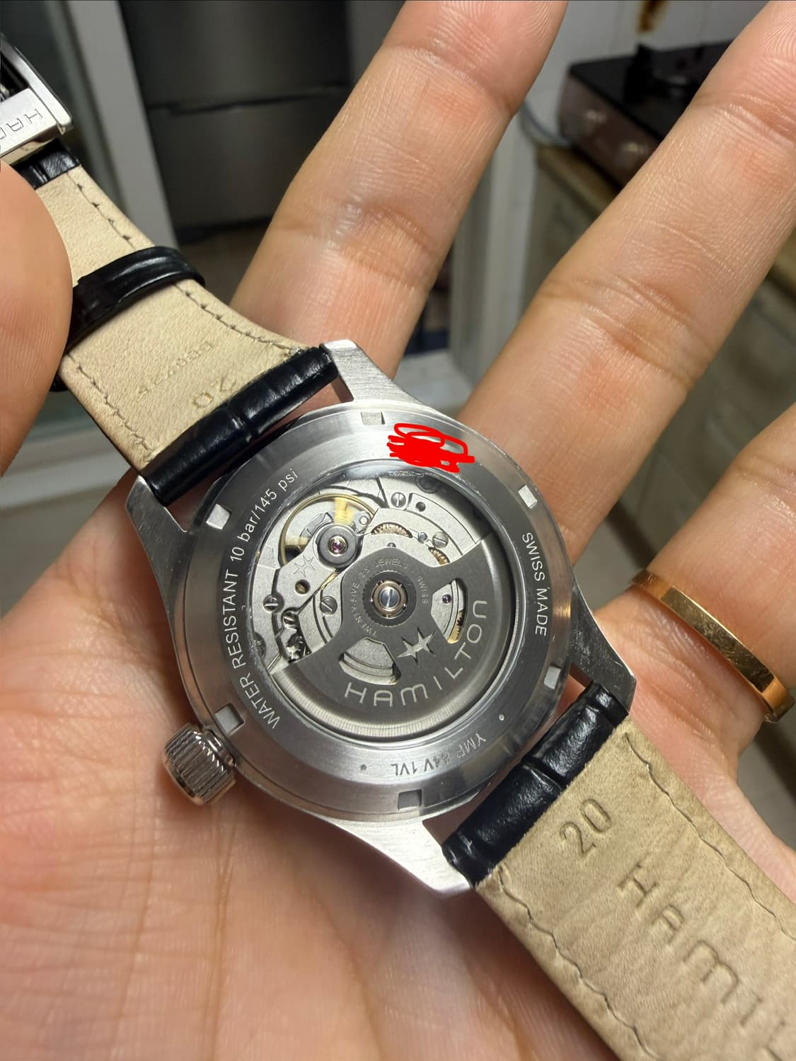 해밀턴 머피 38mm 가죽 상품이미지4