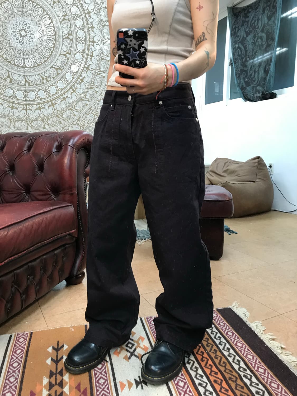 마뗑킴 절개 디테일 팬츠  상품이미지1