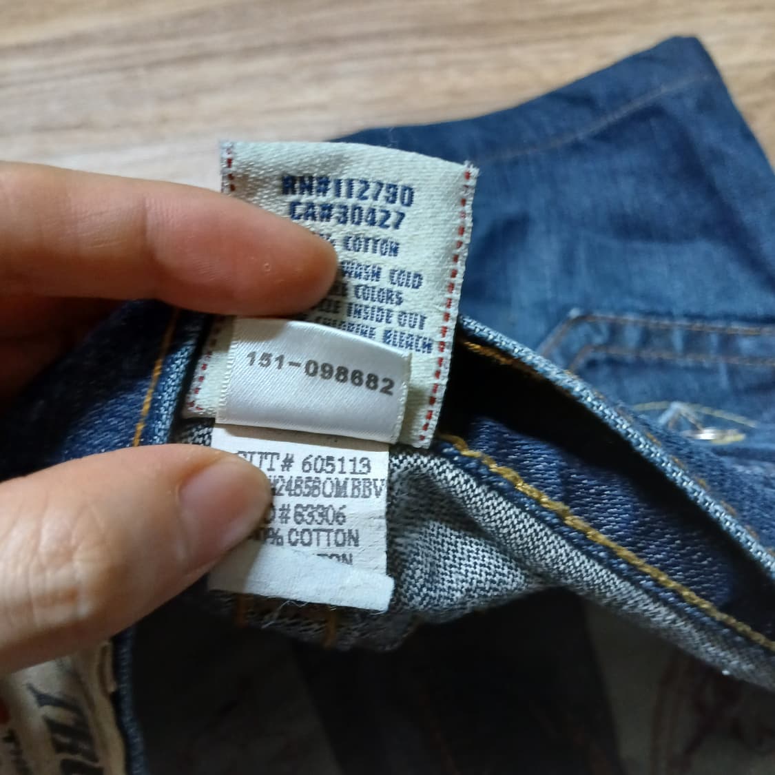 TR 트루릴리전 반바지 스티치 청바지 쇼츠 반바지 29인치 상품이미지9