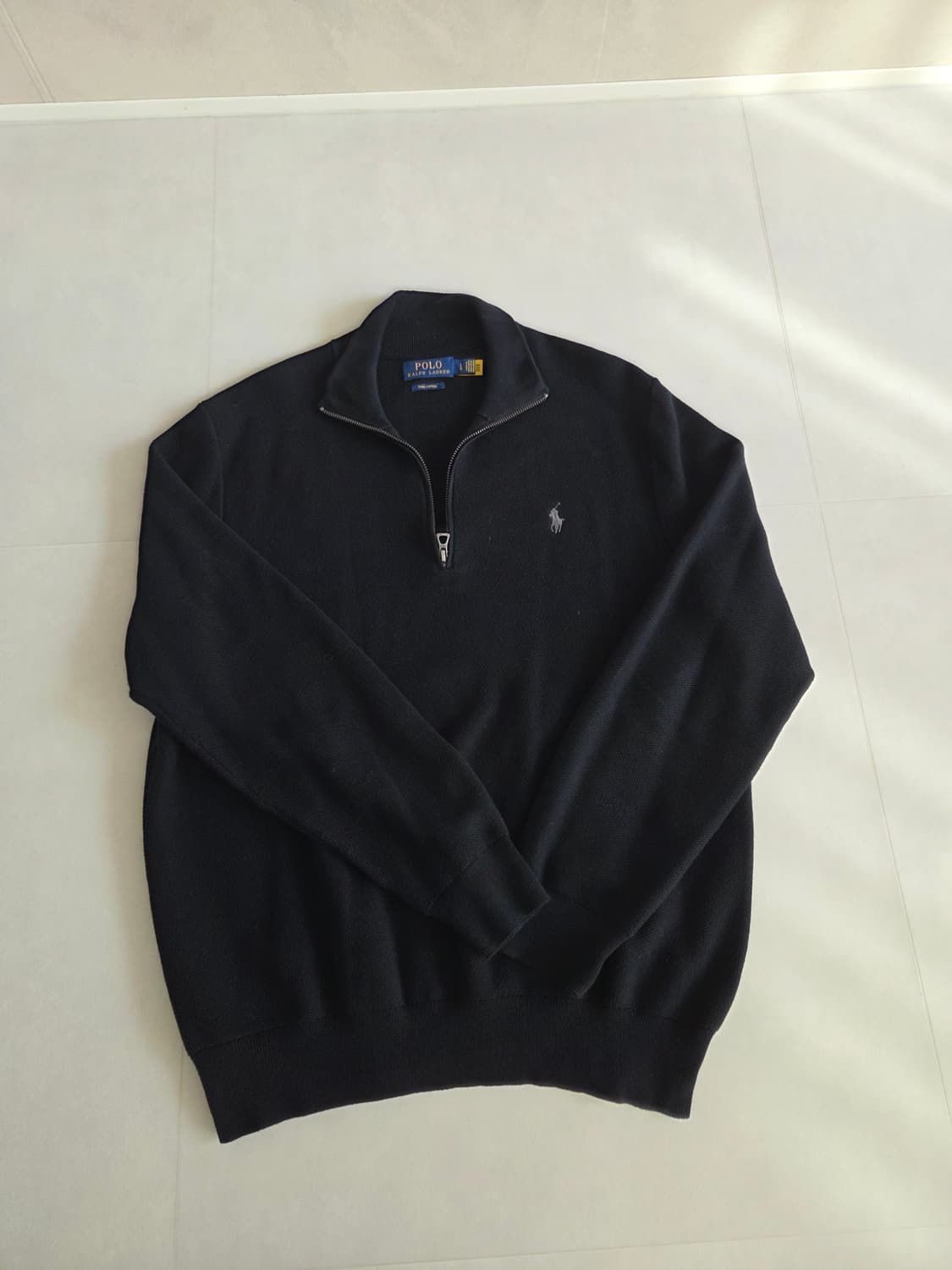 폴로 반집업 니트 (L) 팝니다 상품이미지1