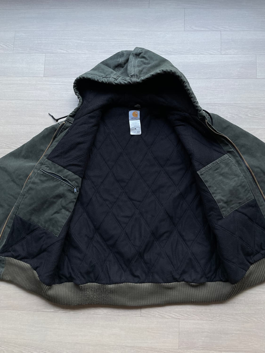 칼하트 j130 mos 모스 액티브 샌드스톤 상품이미지7