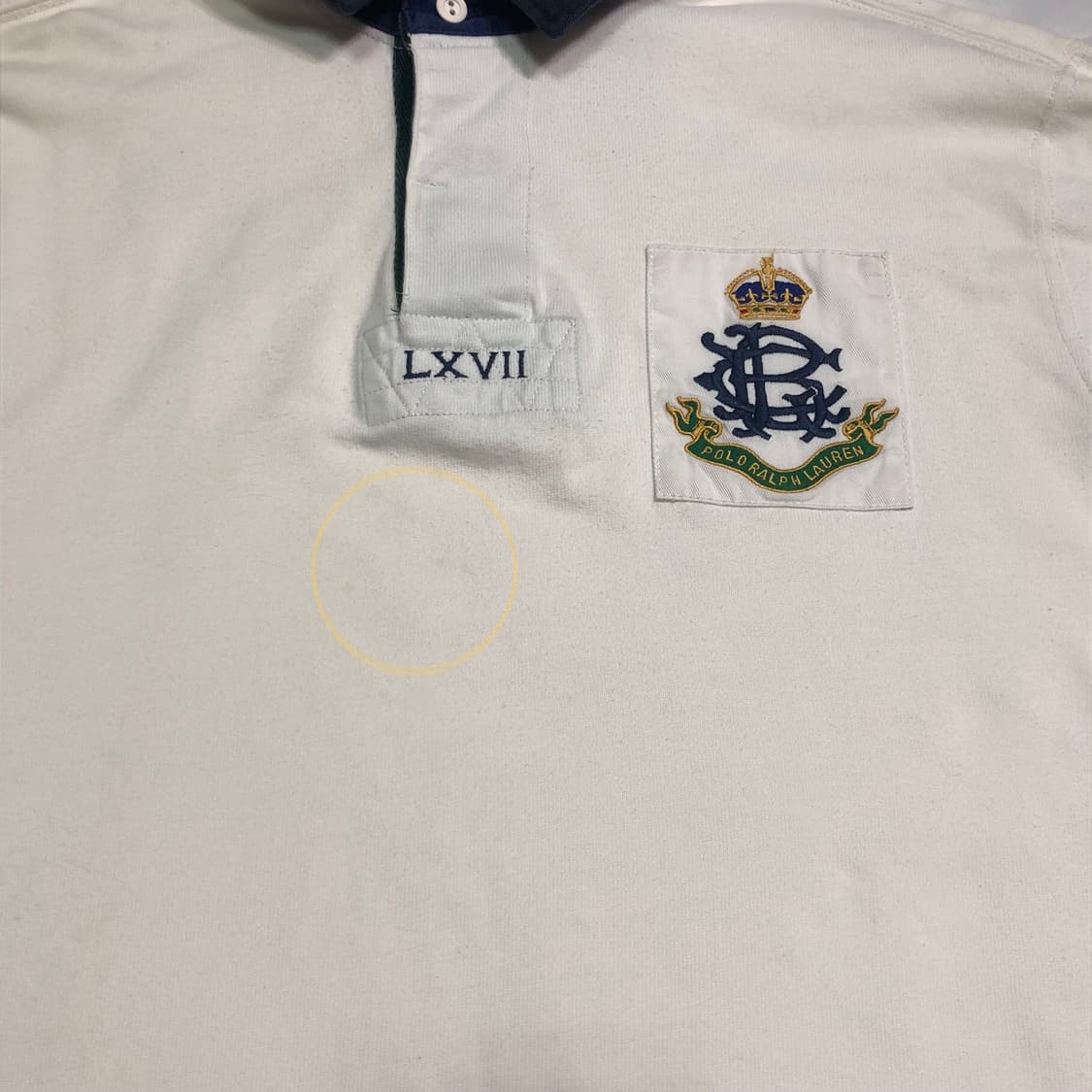 폴로 랄프로렌 LXVII 크레스트 자수 럭비 카라티 상품이미지8