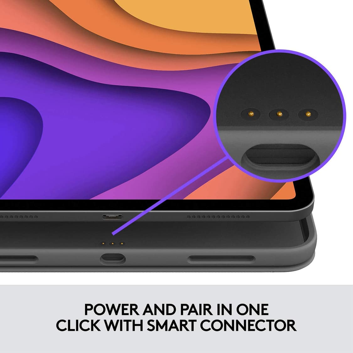 로지텍 폴리오터치 아이패드 에어4 5세대 11 M2 M3 키보드 케이스/ 상품이미지9