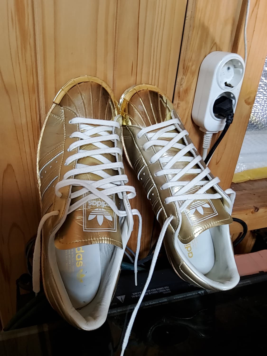 아디다스 슈버스타 골드메탈토 스니커즈 260-265 레어 상품이미지6