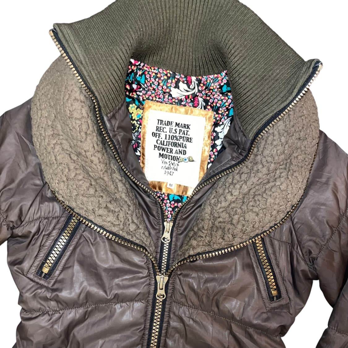 VonDutch 본더치 이중 투웨이 패딩 y2k펑크갸루 상품이미지2