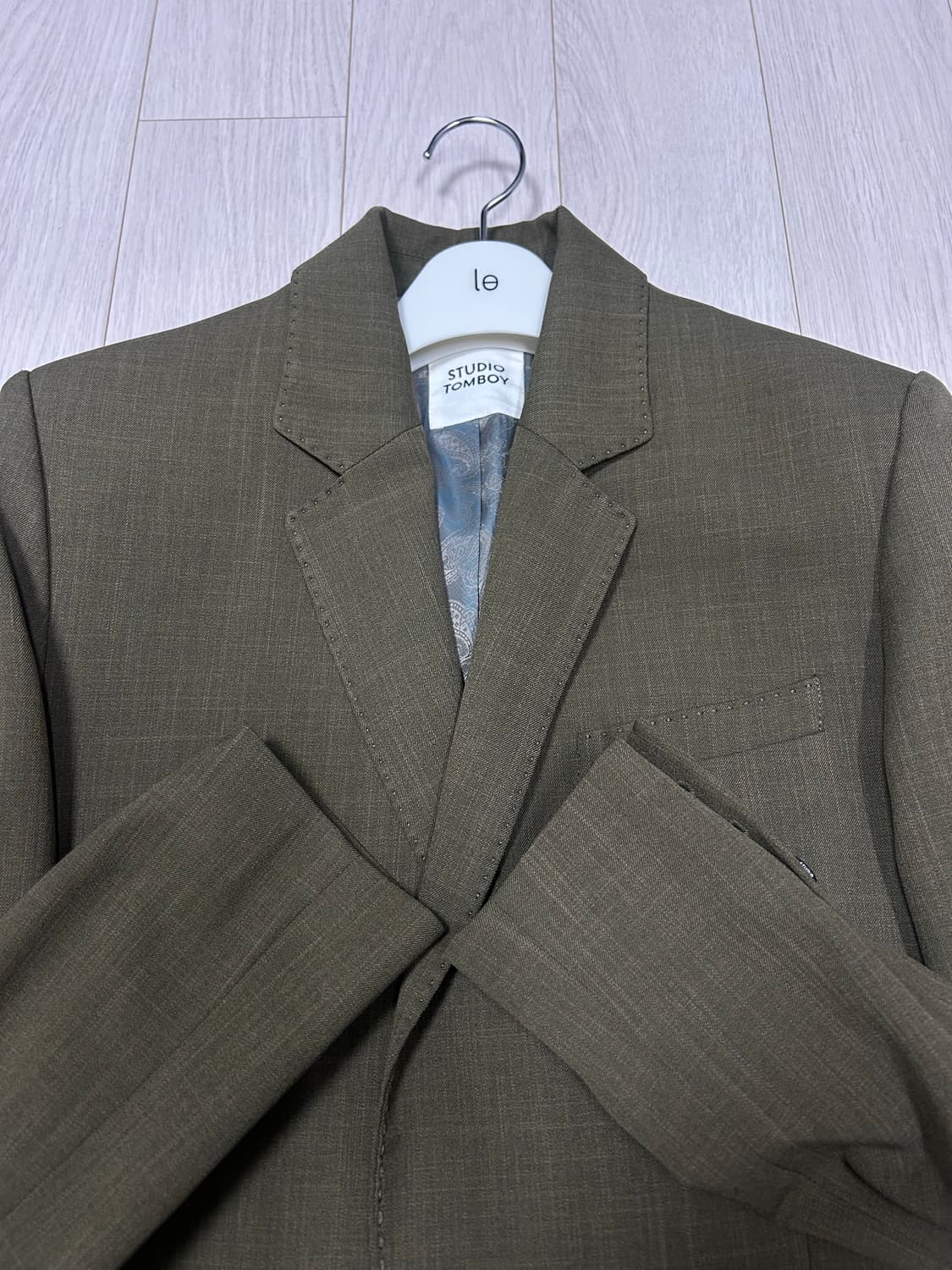 톰보이 카키 자켓 상품이미지2