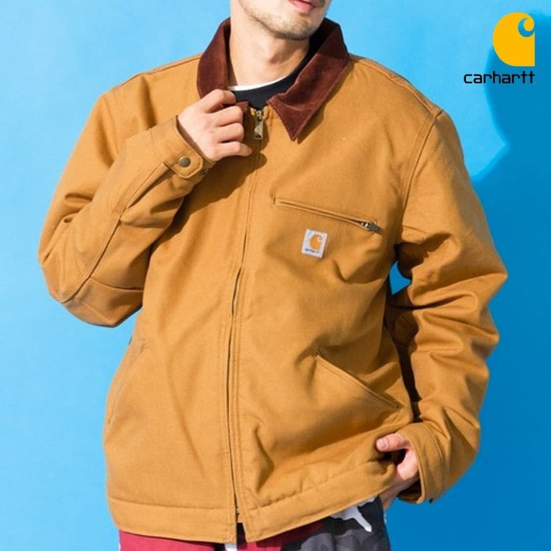 칼하트 디트로이트 자켓 브라운 2XL 상품이미지4