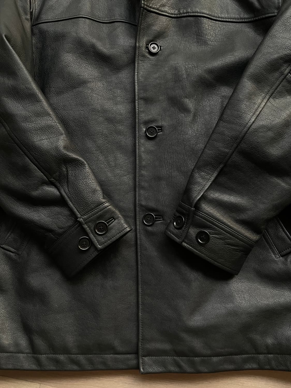 90s 올드갭 레더 카코트 gap carcoat 상품이미지5