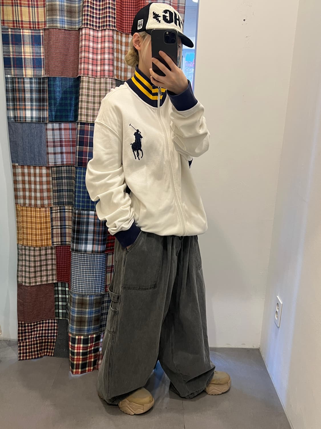 그레이 벌룬 데님 팬츠 상품이미지6