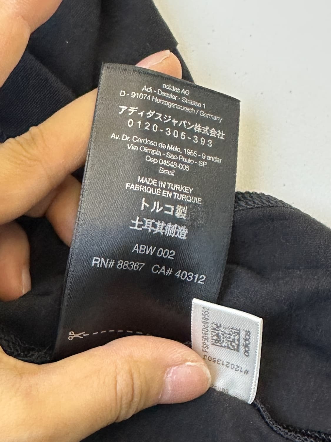 Y-3 3 스트라이프 블랙 코튼 져지 상품이미지8