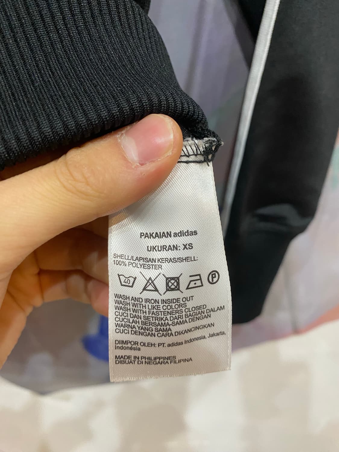 아디다스 파이어버드 트랙탑 져지 블랙 상품이미지5