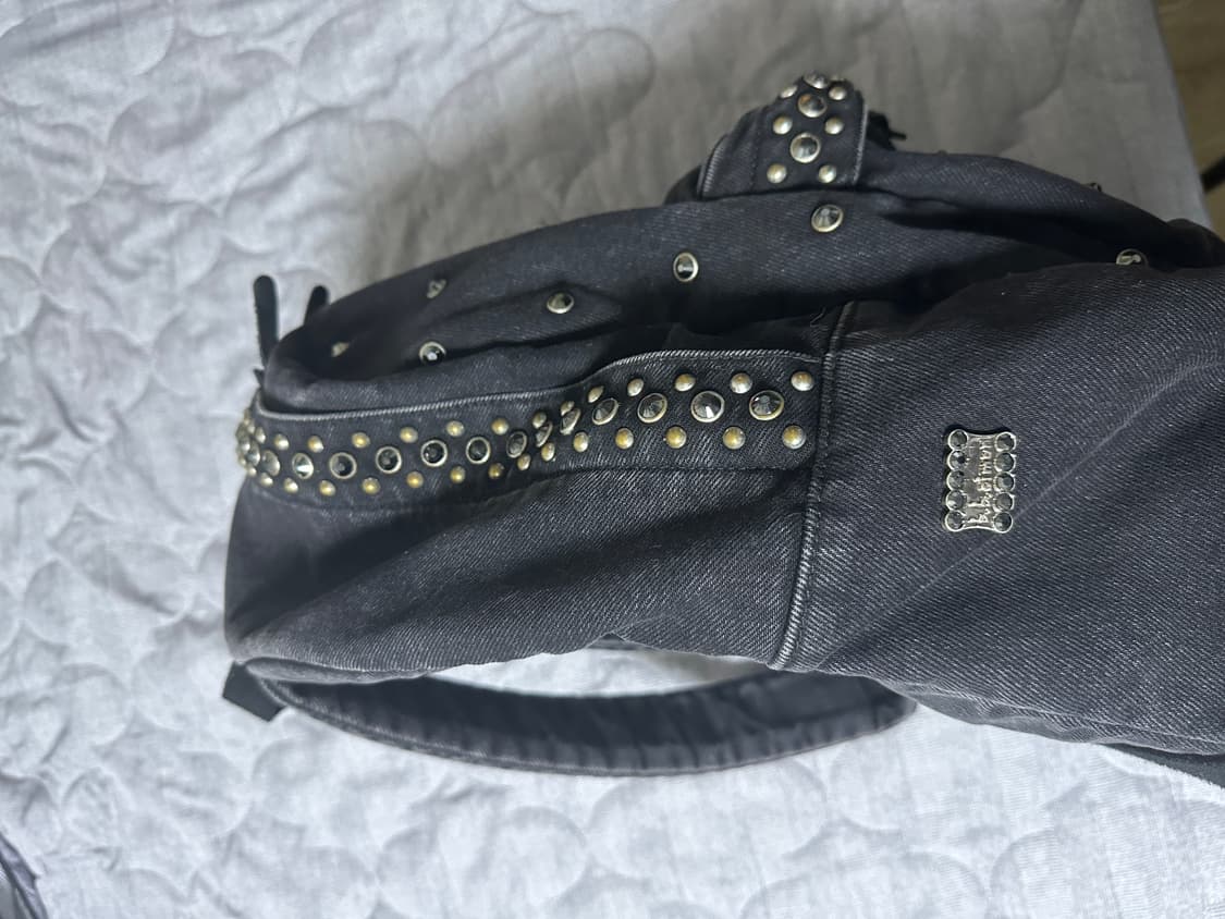 슈프림 x B.B. 사이먼 데님 백팩 블랙 - 25SS 상품이미지4