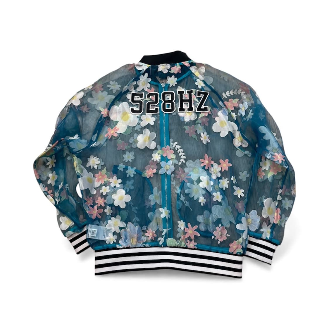아디다스 x 퍼렐 윌리엄스 시스루 플라워 봄버 재킷 상품이미지2