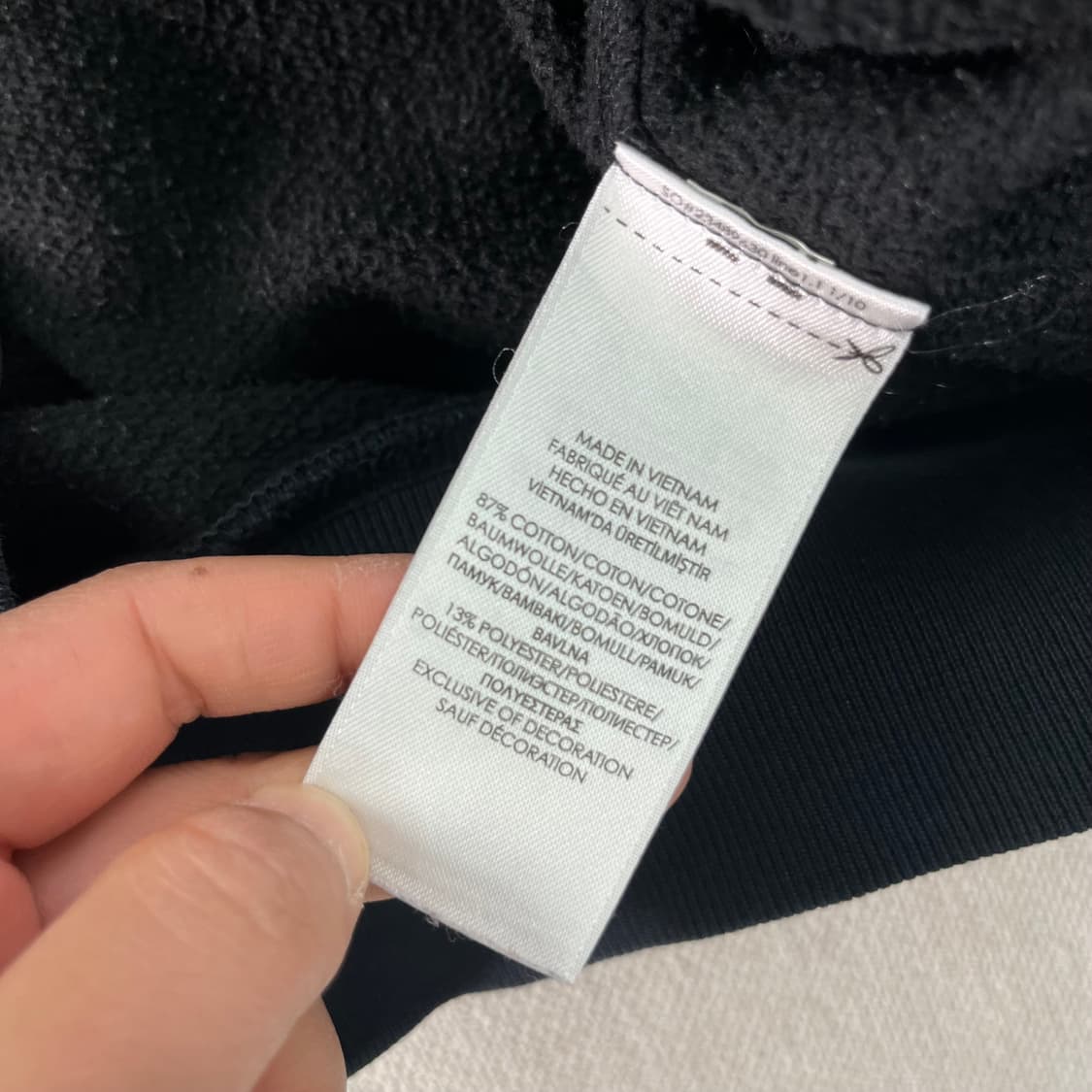 100 폴로랄프로렌 스펠아웃 블랙 후드티 상품이미지7