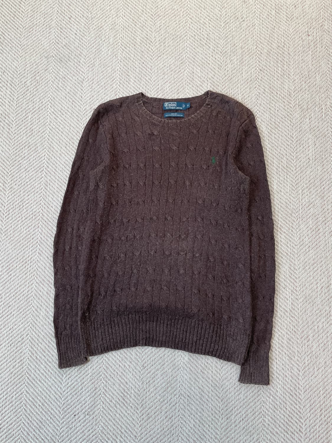 폴로랄프로렌 브라운 케이블 니트  상품이미지1