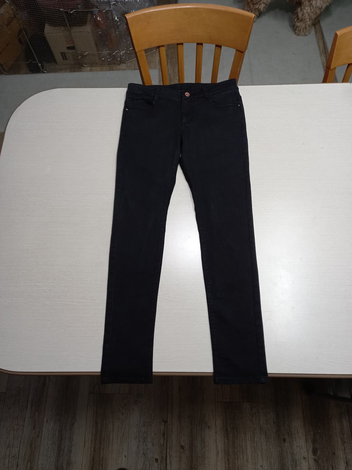 26 GUESS 밴딩 약골반 스판스키니 블랙 26-615 상품이미지1