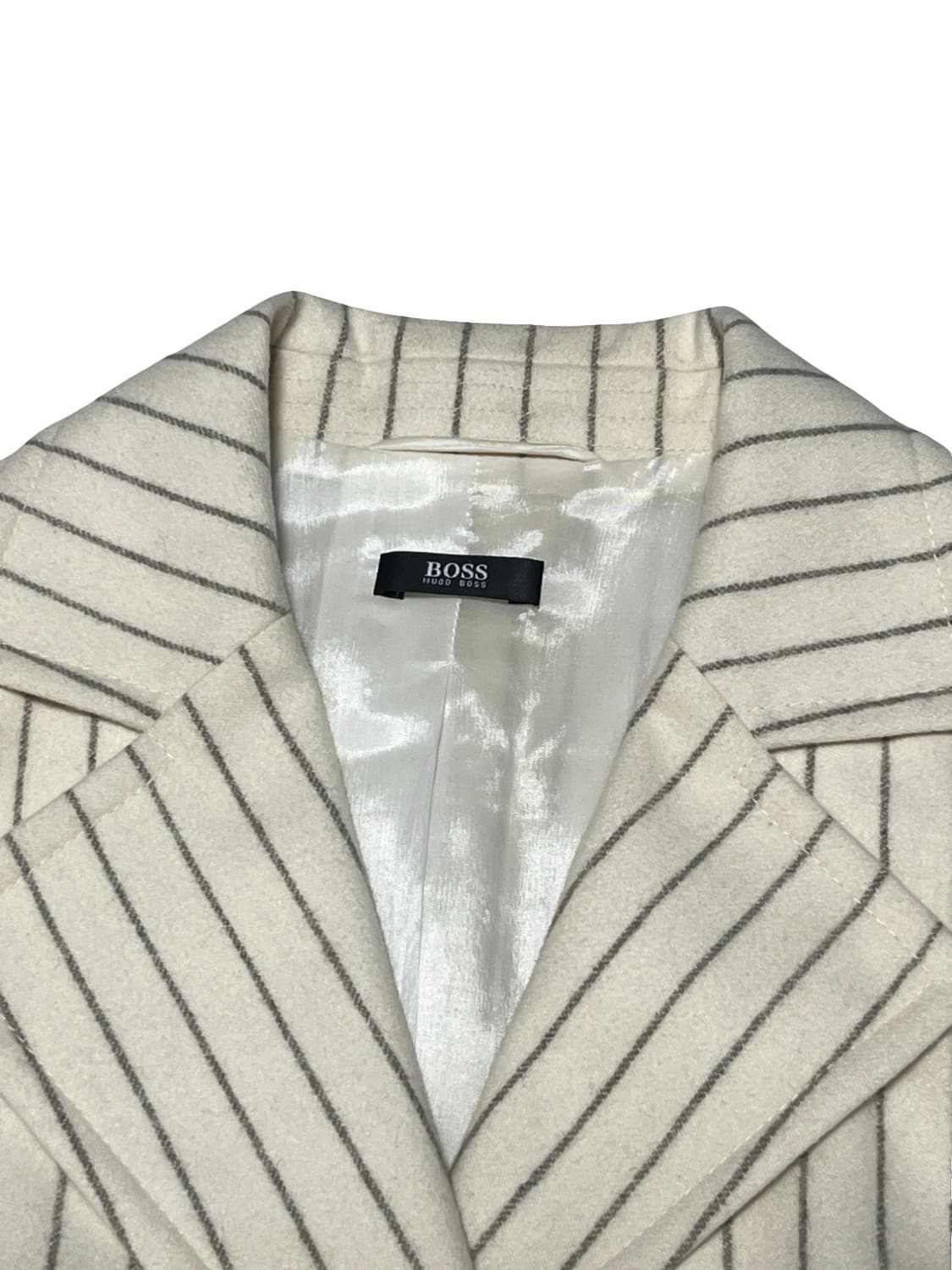 HUGO BOSS 여성 울 스트라이프 자켓 상품이미지3