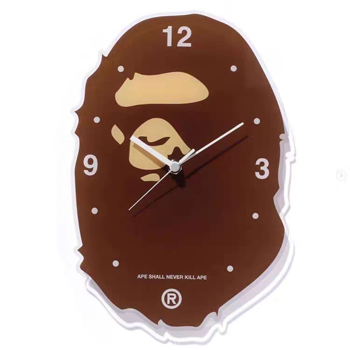 베이프 벽걸이 시계 홈인테리어 소품 상품이미지1