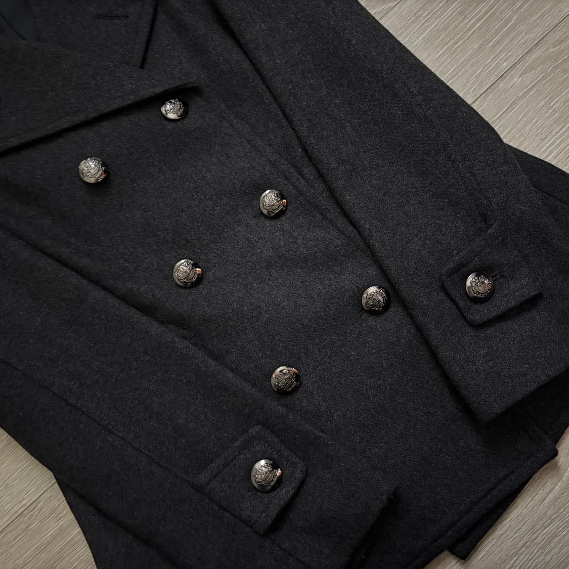 HusHusH 모직 더블 코트 상품이미지2