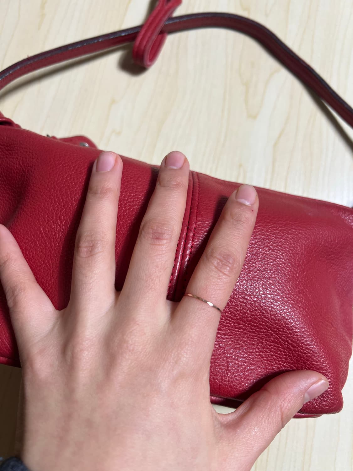 90s vintage leather phoebe Bag 상품이미지3