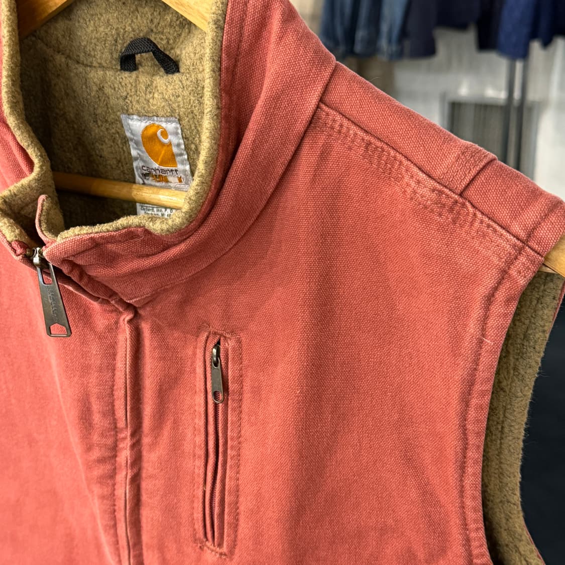 [L] 칼하트 쉐르파 덕 베스트 자켓 상품이미지3