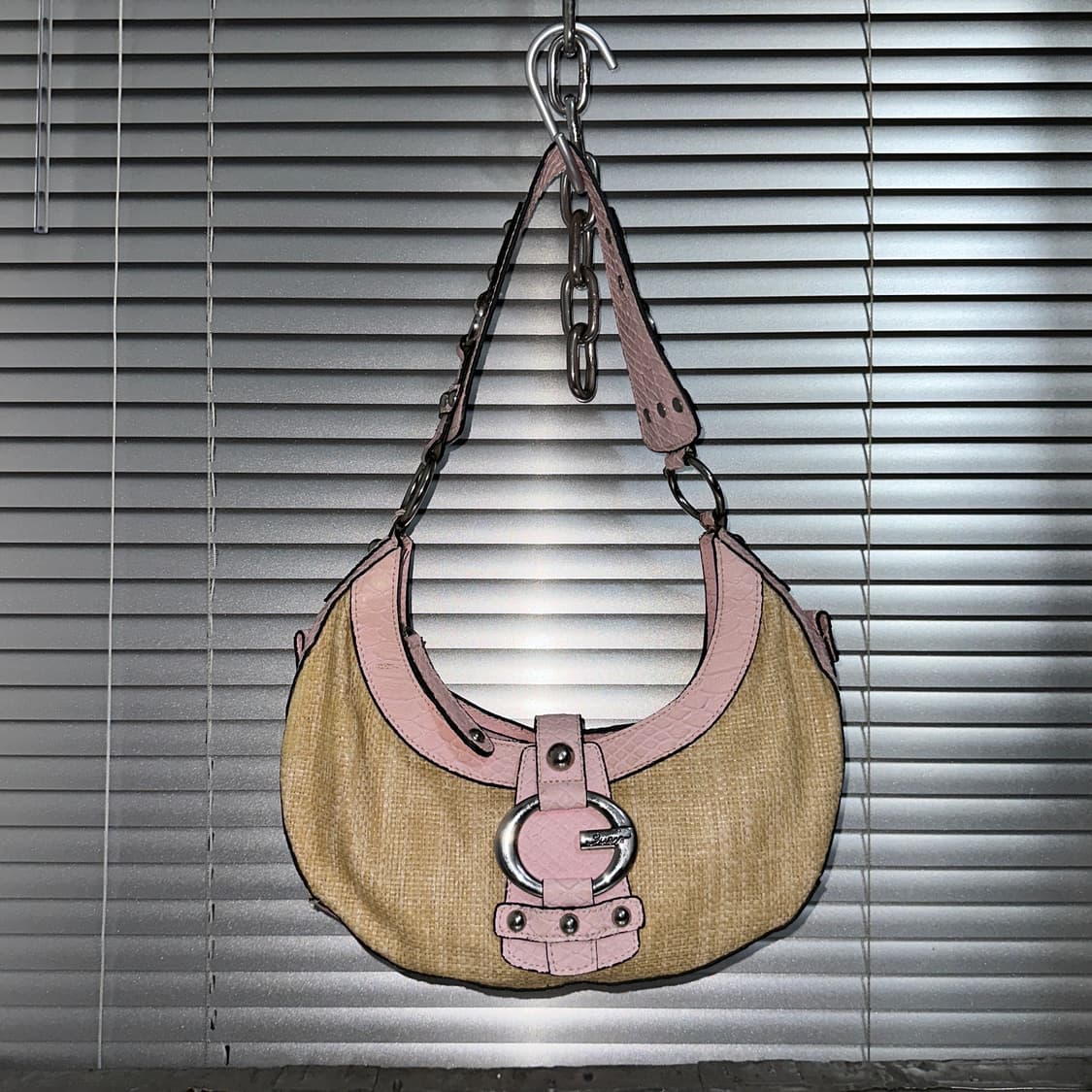 00s 빈티지 게스 새들 숄더백 상품이미지2