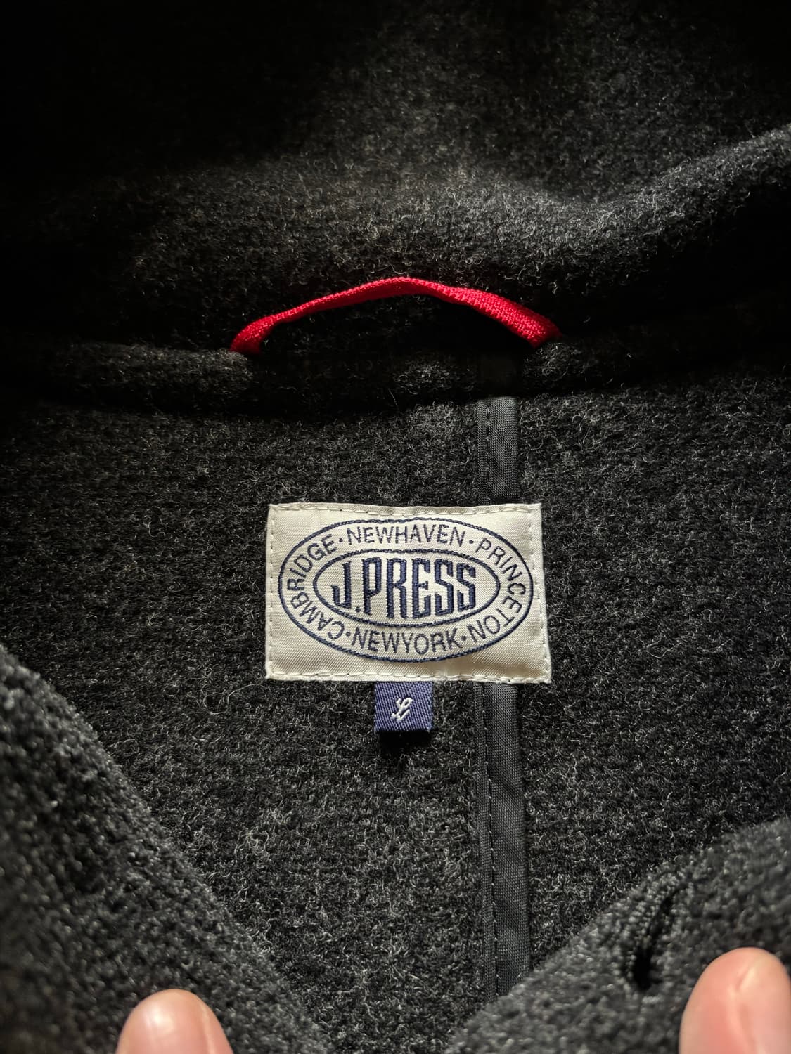 제이프레스 더플코트 블랙 L사이즈  상품이미지2