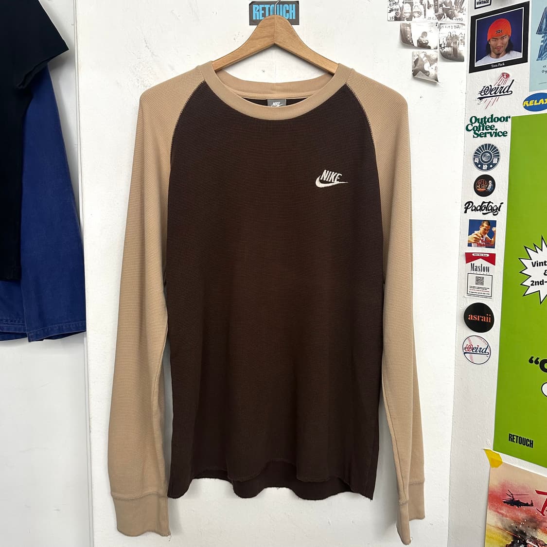 00‘s 나이키 와플 래글런 롱슬리브 상품이미지1