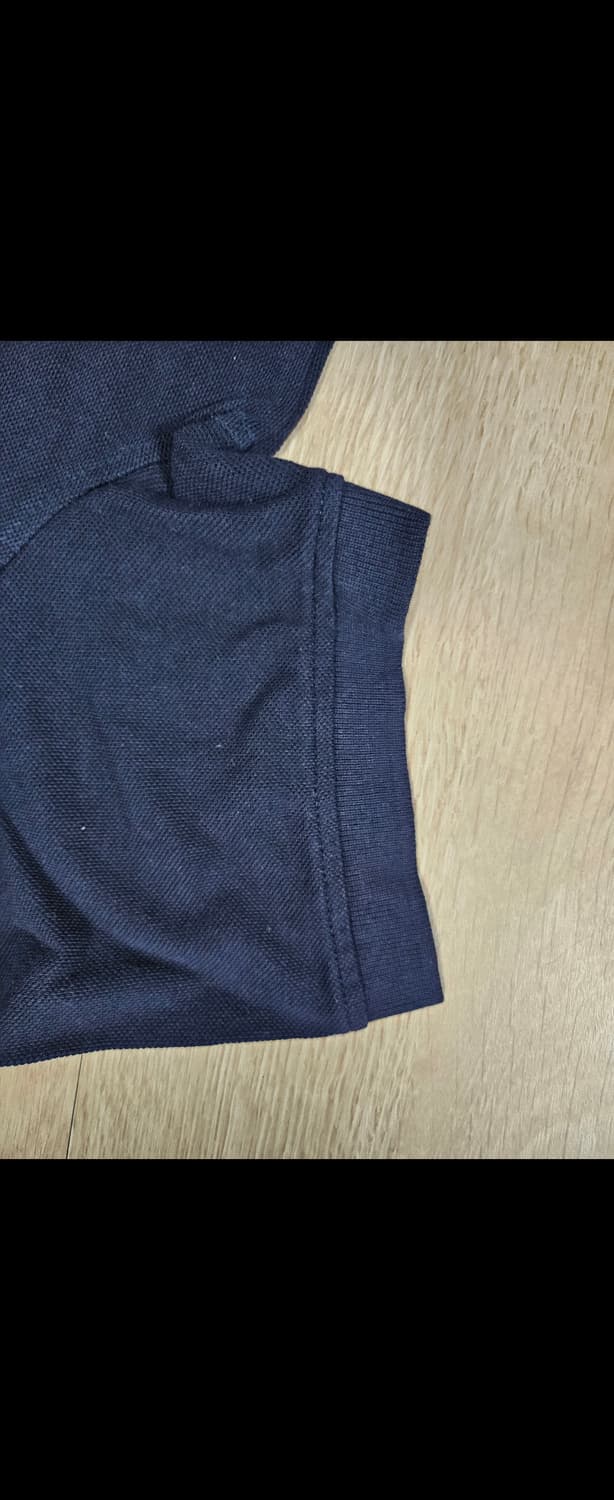 자라 블랙 헨리넥 카라 티셔츠 L 상품이미지3