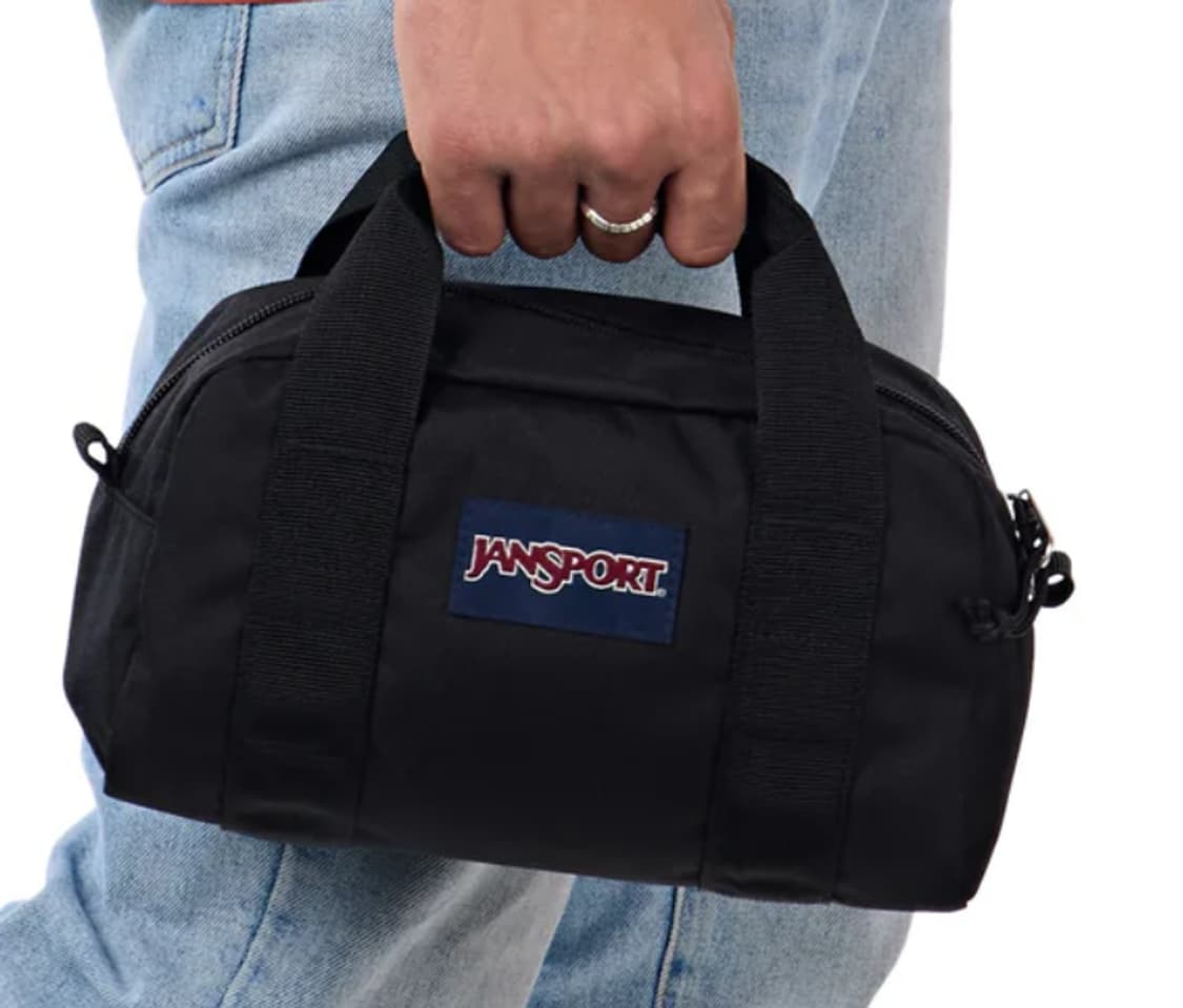 (새상품) 잔스포츠 미니 더플백 블랙 상품이미지3