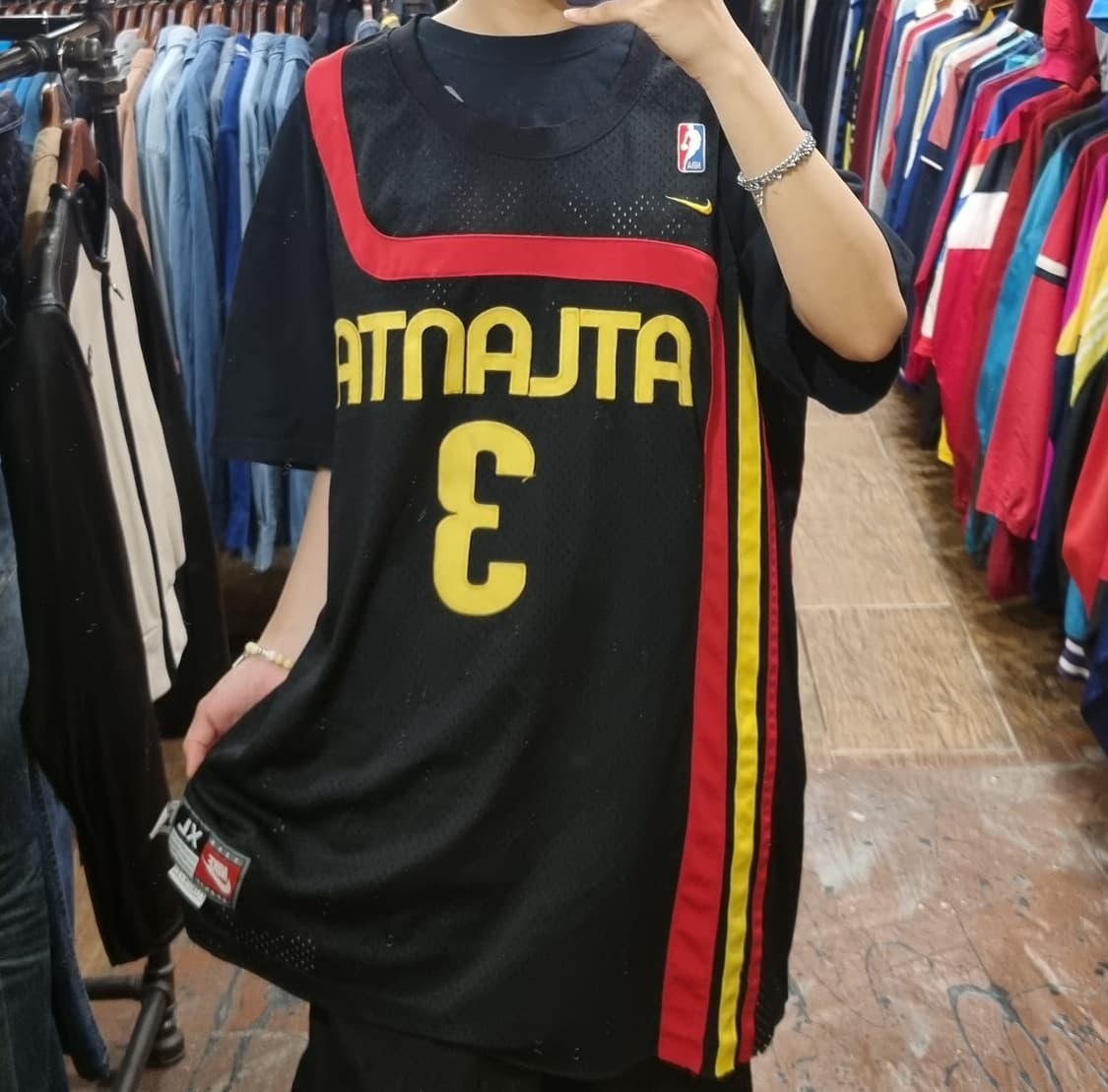 [Hi] NBA 나이키 농구나시 블랙 상품이미지2